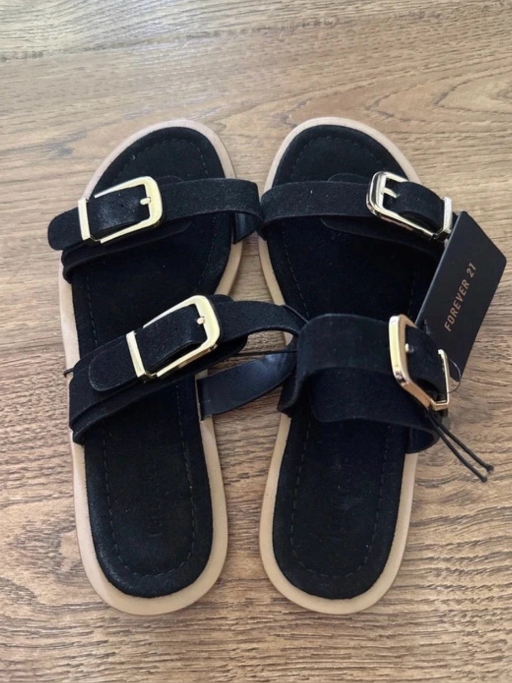 Forever 21 Women’s Black Sandals